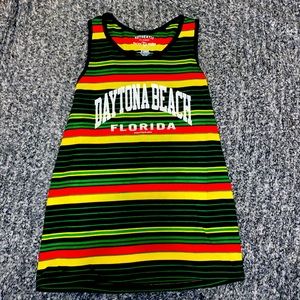 Daytona beach tank top/bathing suit cover. Size XL fits like Large